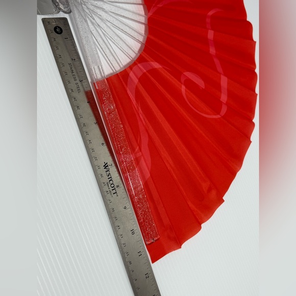 Little Mermaid Fan/Disney Ariel The Little Mermaid Retired Jumbo Hand Fan - Picture 10 of 14